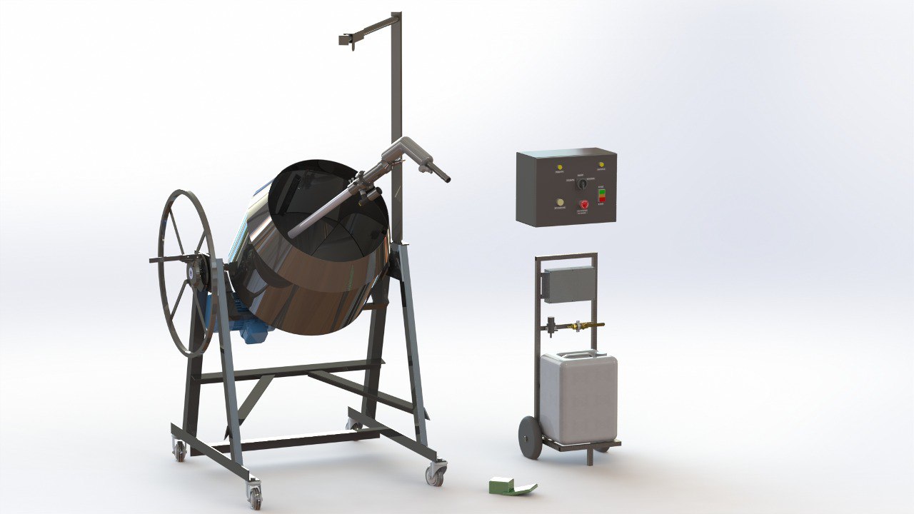 Дополнительное оборудование для подготовки поверхности и нанесения защитных антикоррозионных покрытий "ГТД-0"